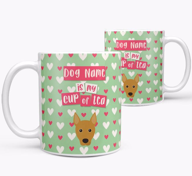 Personalised {breedFullName} '{dogsName} is my Cup of Tea' Mug